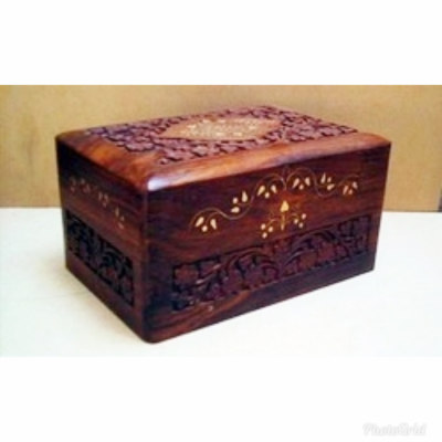 antique and vintage wooden box